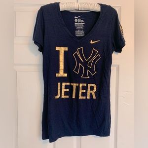 GUC Nike Yankees Jeter slim fit tee size large